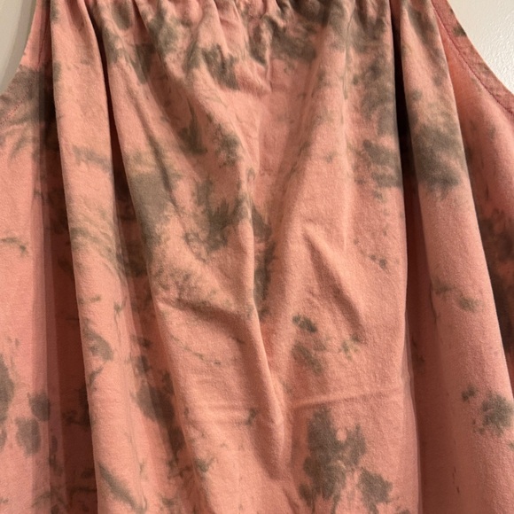 Zara Pink and Gray Tie-Dye Dress, Size Medium - Picture 3 of 5